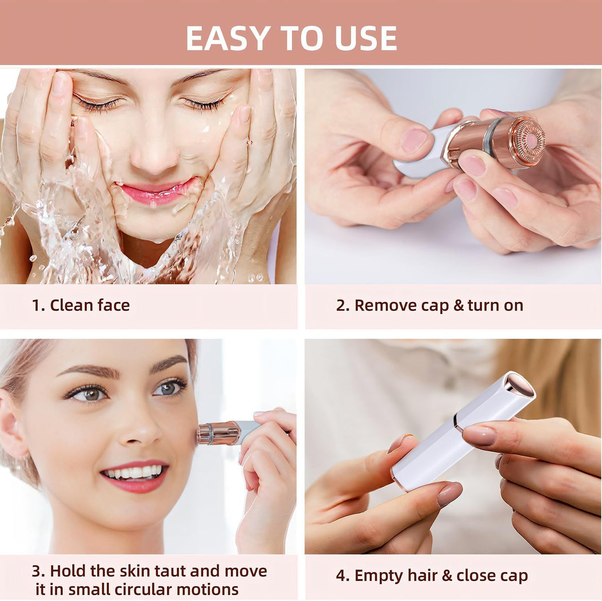 Rechargeable Facial Hair Remover