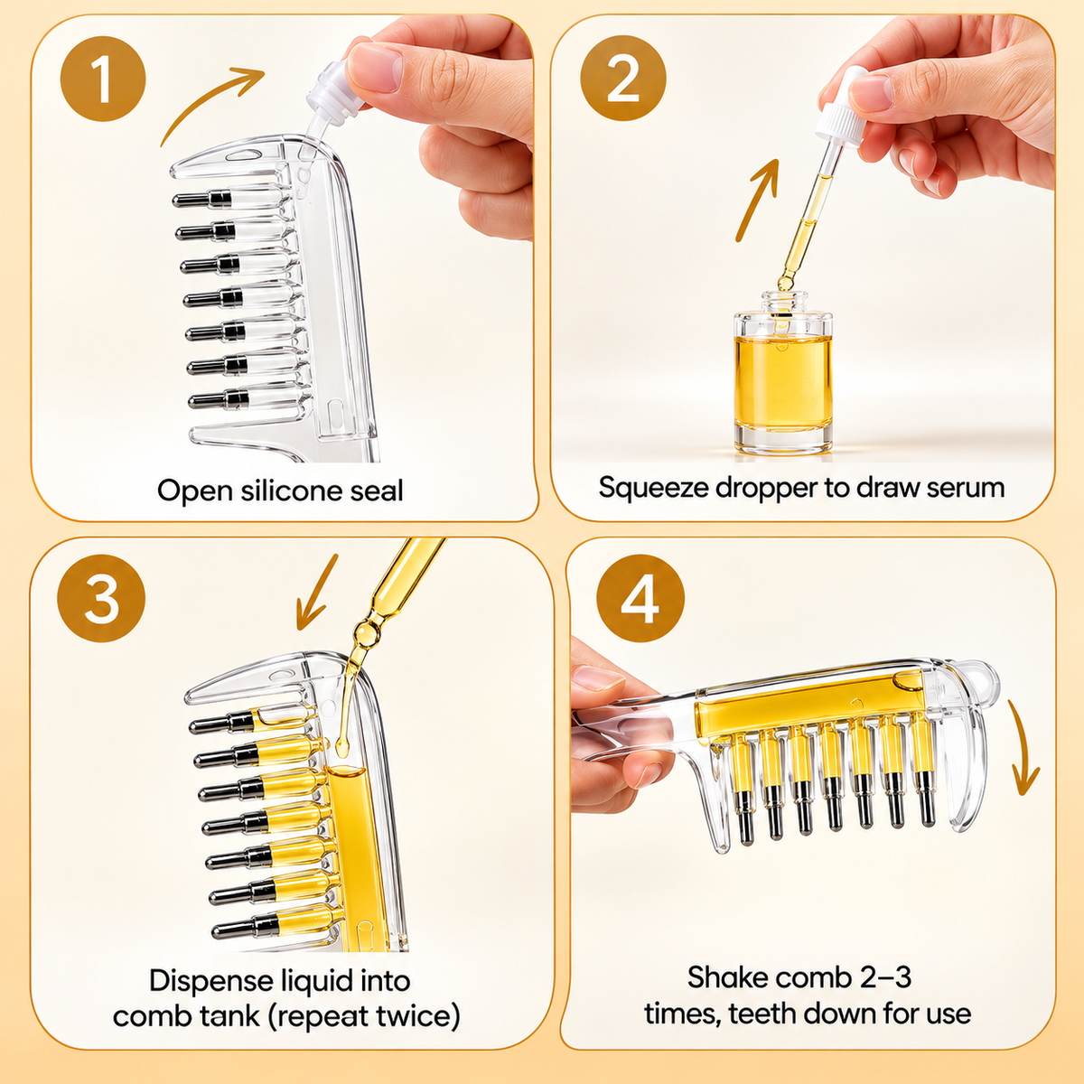 Hair oil applicator