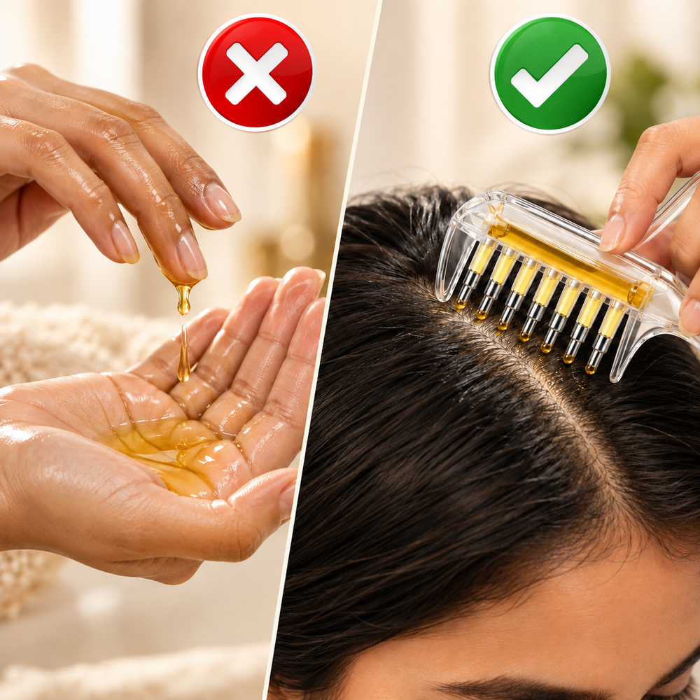 Hair oil applicator