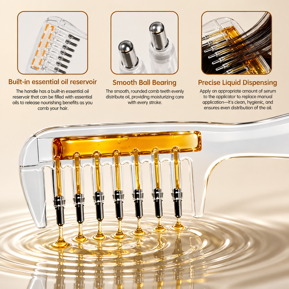 Hair oil applicator